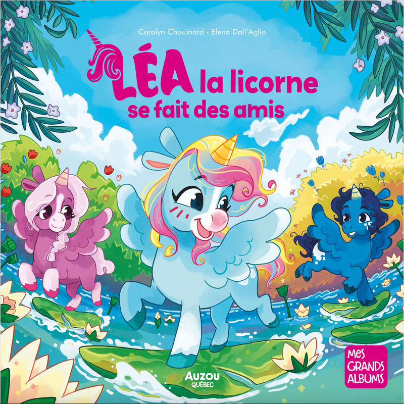 Couverture de Léa la licorne se fait des amis